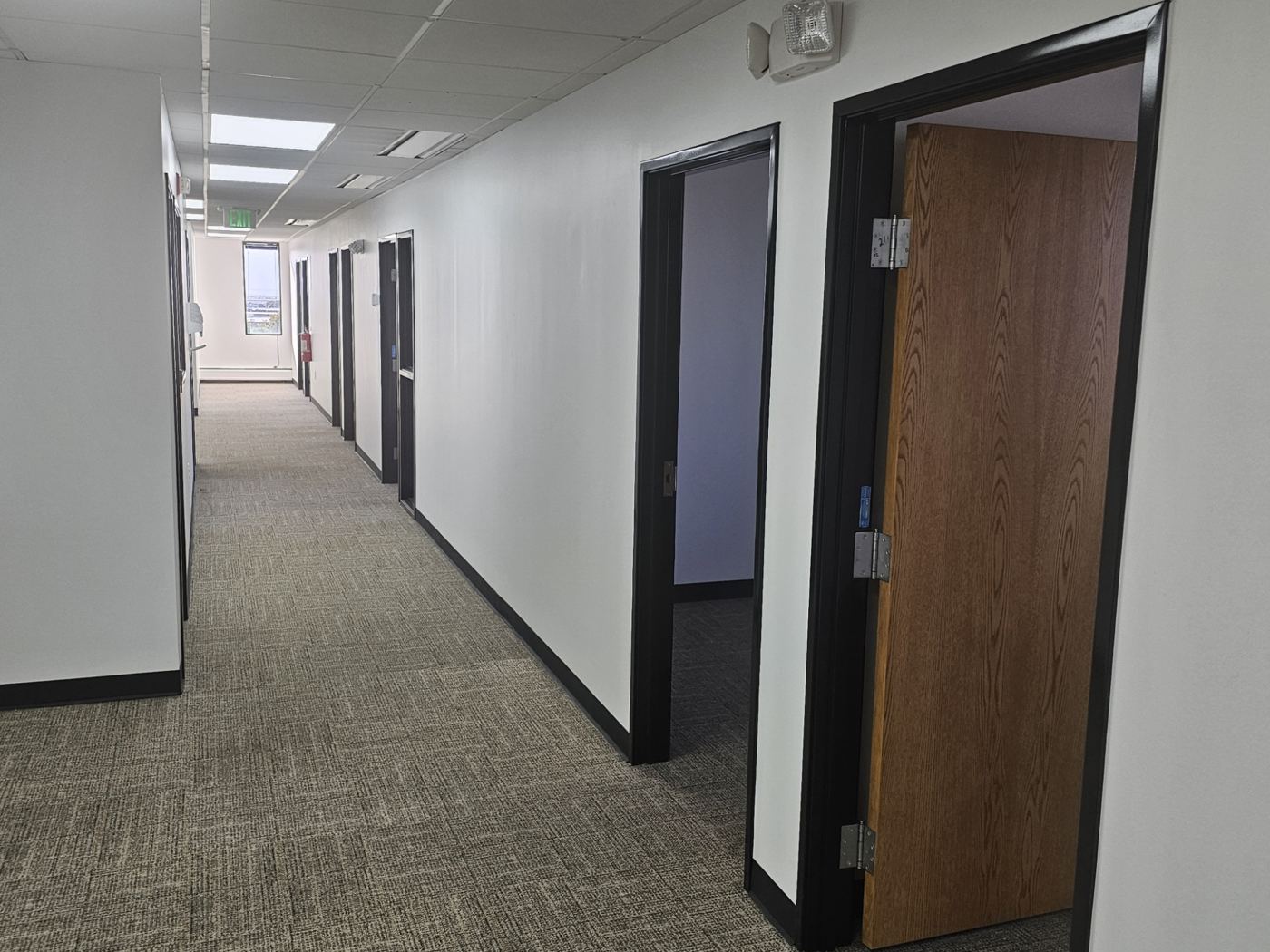 Floor 6 corridor with office doors